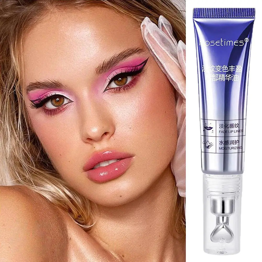 Lip Plumping Essence Oil Color-Changing Lip Beauty Essence Nourishing,Moisturising Sexy Lip Care Fade Lines Plumping Lip Serum
