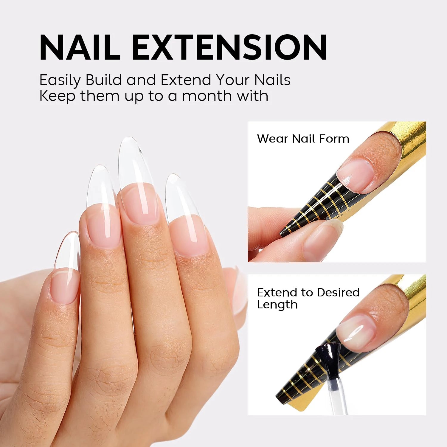 15ML 4 in 1 Builder Nail Gel For Quick Extension Nail Reinforcement Construction UV Gel Polish Semi-permanent Nail Art Varnish
