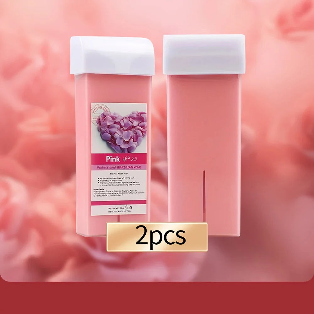 Viilife Roll on Wax Refill Painless Wax Roll On For Hair Removal Depilatory Wax Warmer Cartridge For Aloe Wax Body Hair Removal