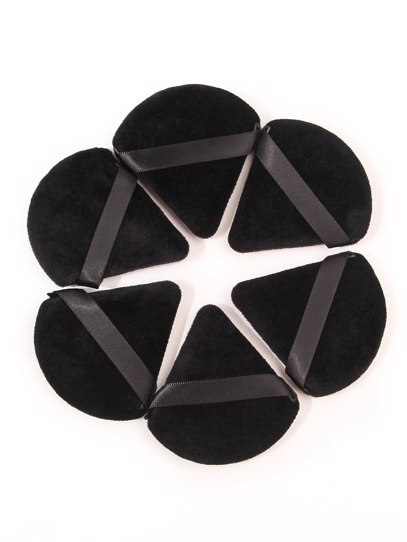2Pcs/100Pcs Triangle Powder Puff For Loose Powder Liquid Cosmetic Soft Plush Powder Puff Makeup Foundation Puff Makeup Tool