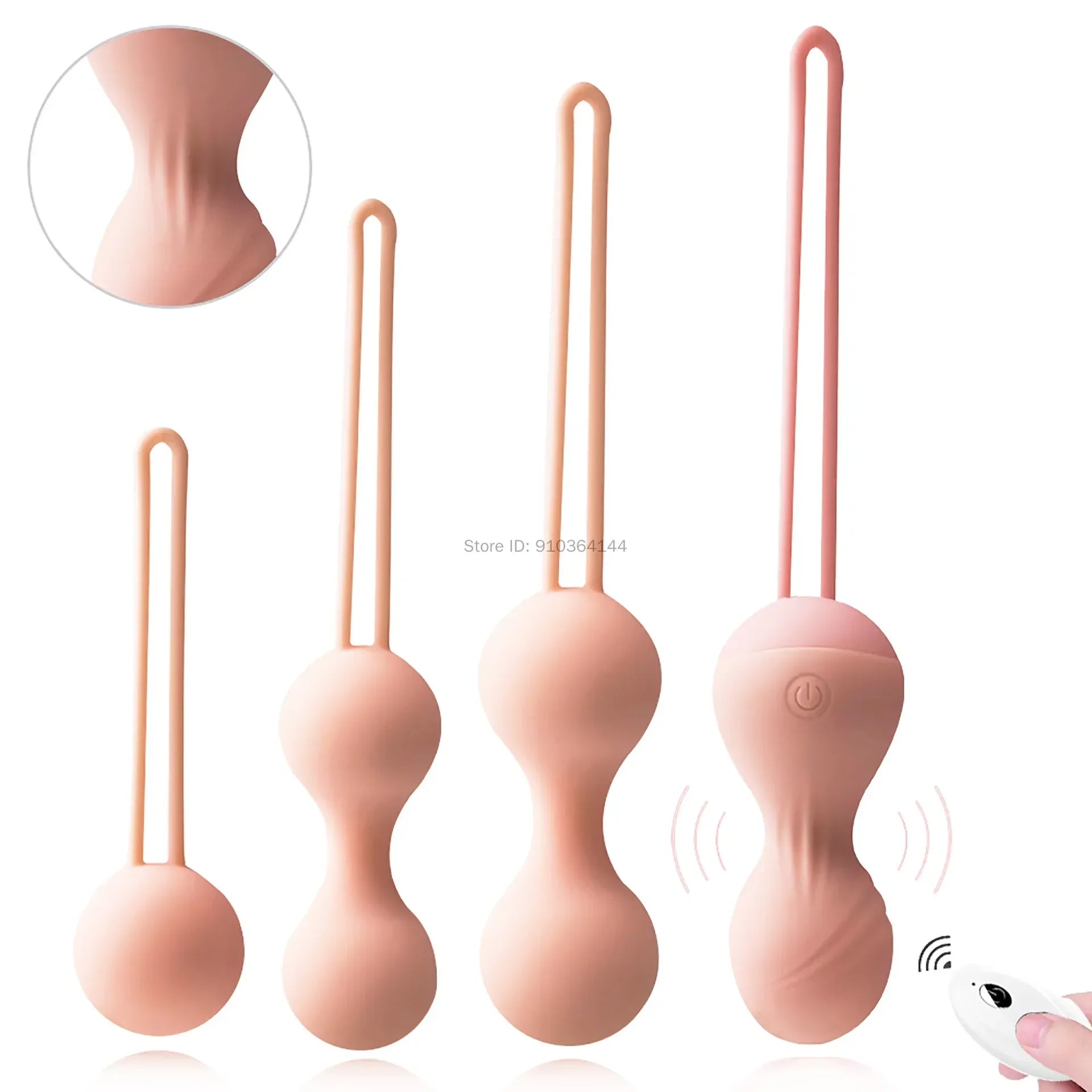 Silicone Smart Ball Vibrating Kegel Balls Private Care Vagina Tighten Exercise Machine Vaginal Geisha Ball Sex Toys for Women 18