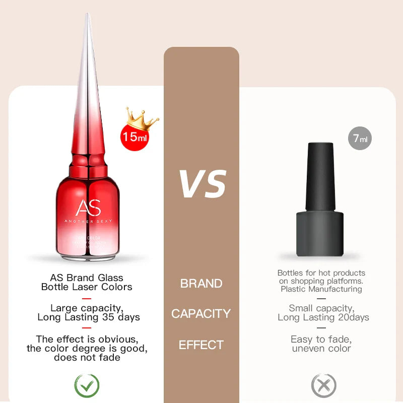 AS Tpo Free Clear Blooming Gel Polish 15ml UV LED Soak Off Nail Art Polish for Spreading Effect Marble Gel Paint Varnish TopBase