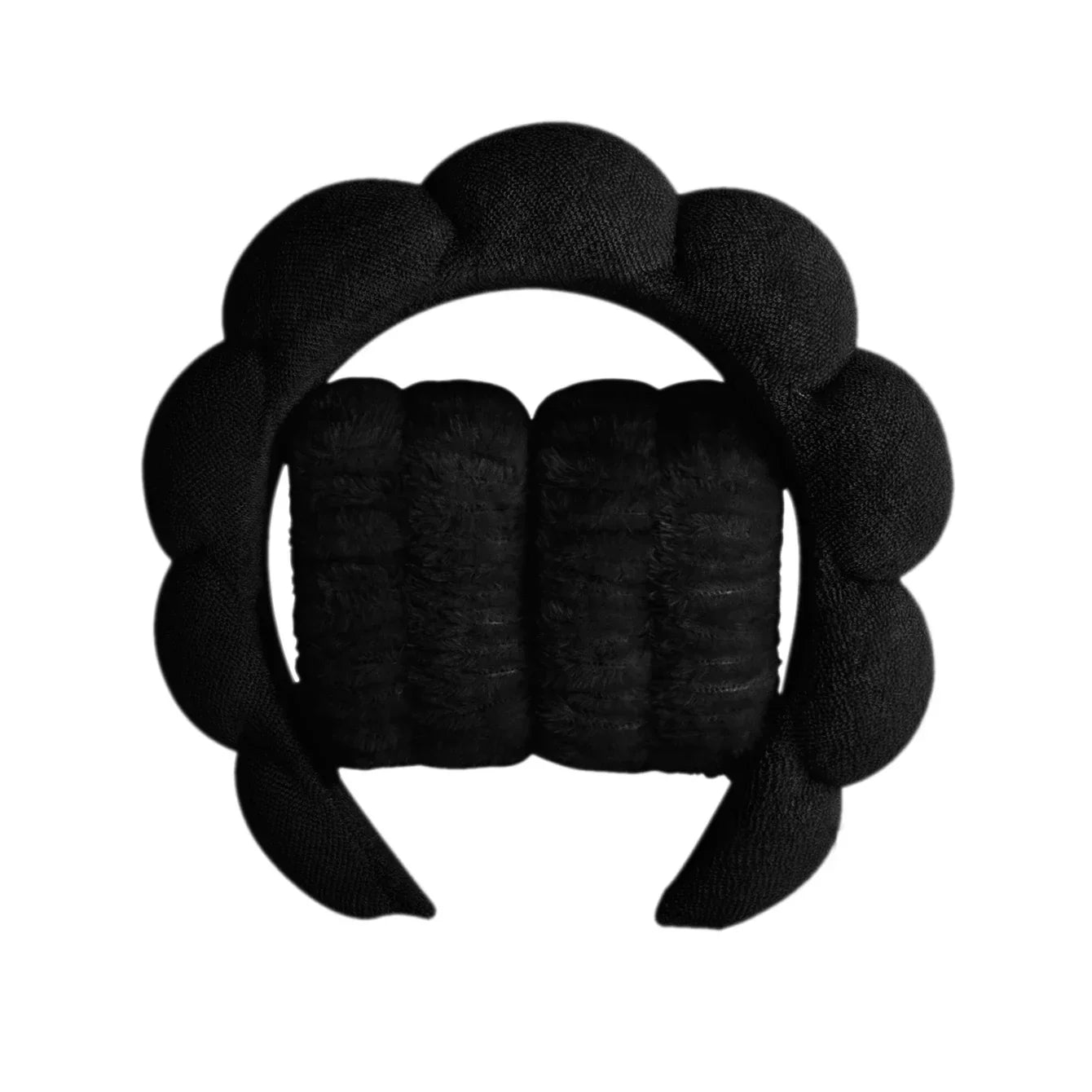 3Pcs Set for Women Washing and Bathing Cloud Sponge and Makeup Removal Headbands