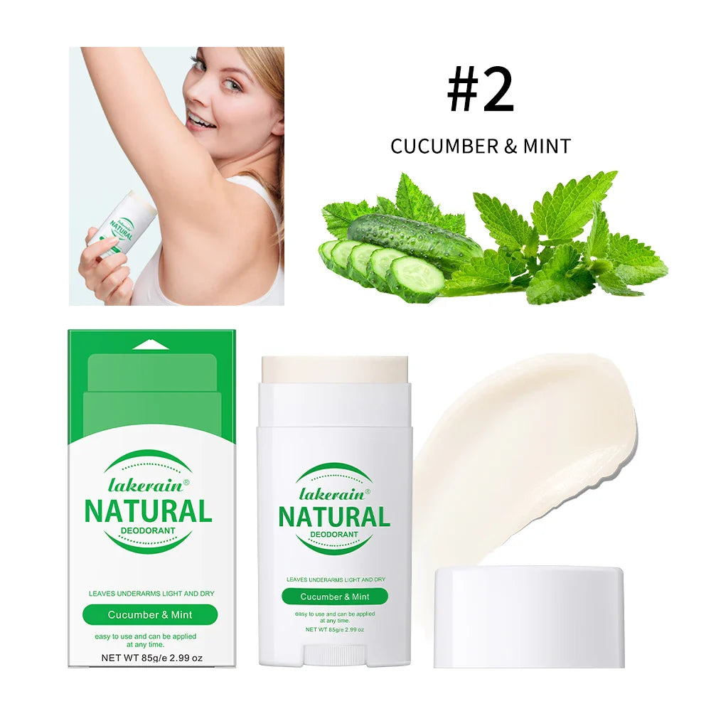 Solid Deodorant Stick Solid Perfume Balm Long-lasting Fresh Fragrance Deodorant Stick for Woman and Man Makeup