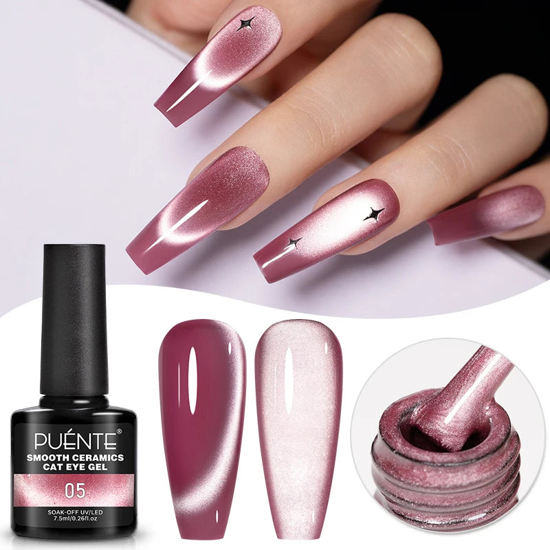 PUENTE 15ML Vitamin E Base Coat Gel Nail Polish For Soft Thin Breaking Nails Strengthen Soak Off UV Gel Varnish For Nail Care