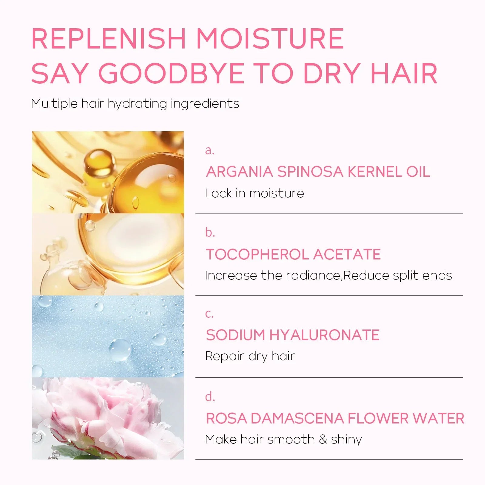 LAIKOU Japan Sakura Hair Conditioner Complex Oil Hair Care Repair Damaged Hair Repair Serum Oil Anti Hairs Loss