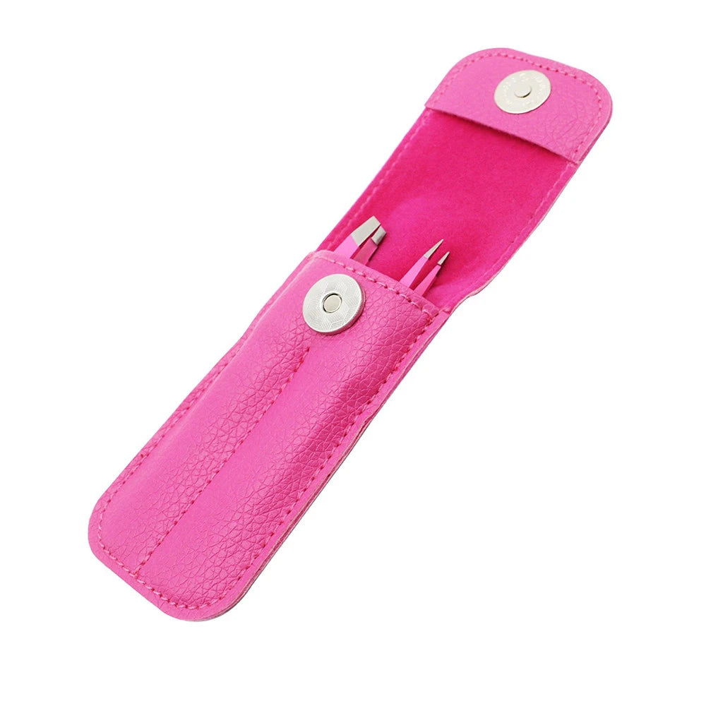 FEITA Professional Eyebrow Tweezers Beauty Fine Hairs Puller Stainless Steel Slanted Brow Clips Removal Makeup Tools for Woman