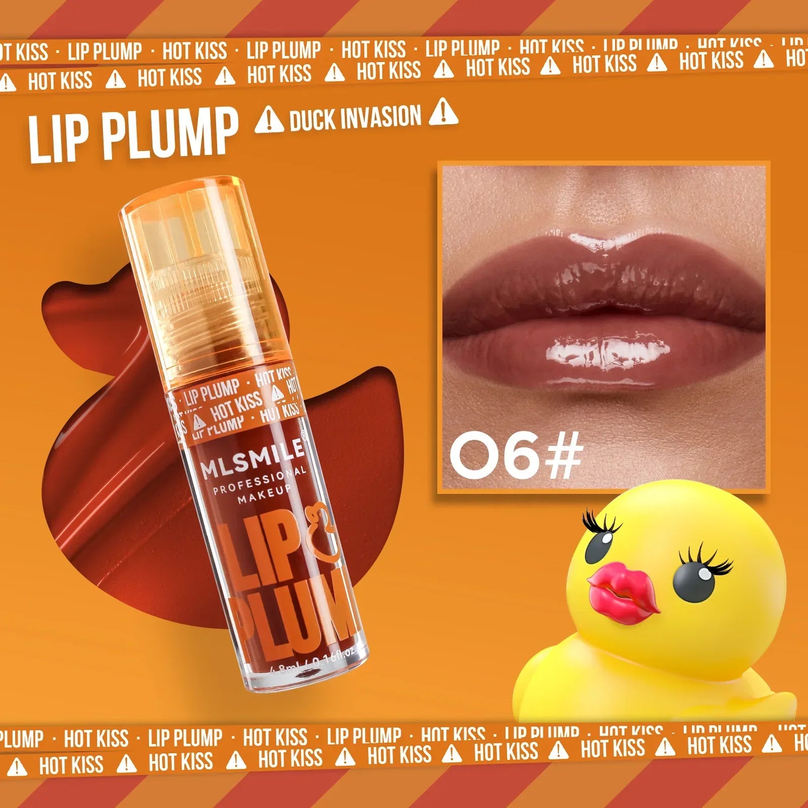 Duck Lip Plump Lip Oil Moisturizing Lip Gloss Mirror Water nature long-lasting Gloss Gloss Pearl Lip Glaze Set