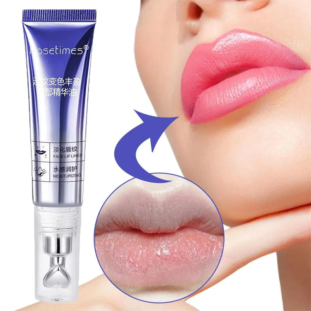 Lip Plumping Essence Oil Color-Changing Lip Beauty Essence Nourishing,Moisturising Sexy Lip Care Fade Lines Plumping Lip Serum
