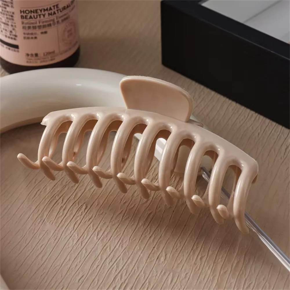 New Silicone Material Hair Claw Clip Crab Barrette Girls Ponytail Hair Claws Bath Clip Fashion Hair Accessories Headwear