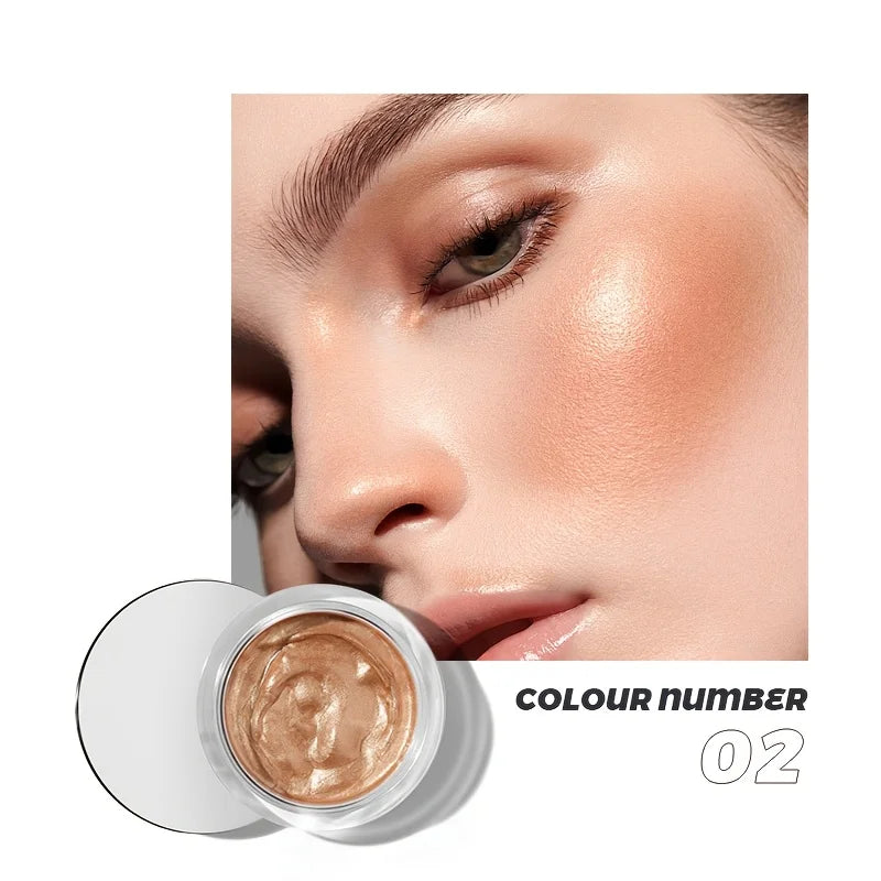 9 colors of liquid highlighter, waterproof and not easy to fade, multi-functional, cheeks & eyes & face & lips & body