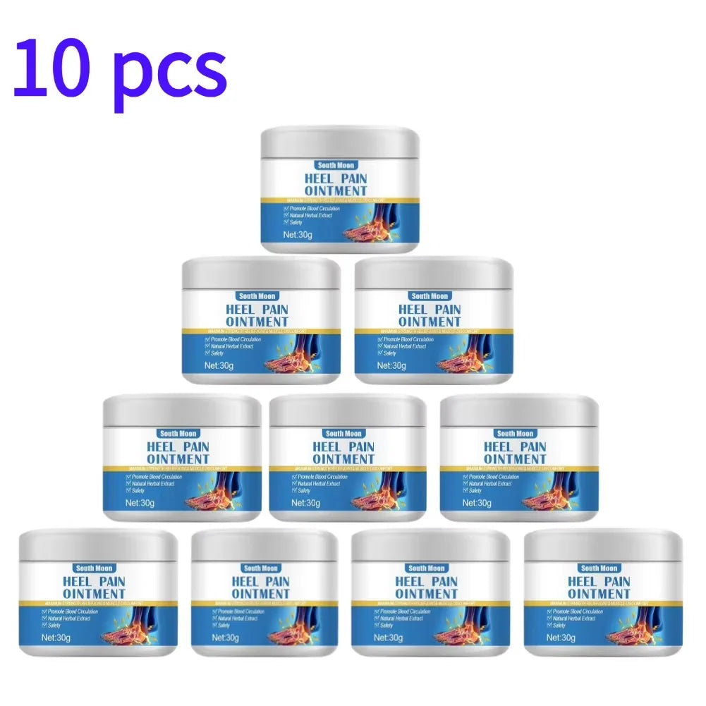 10/5/3/2/1pcs Heel Pain Ointment Natural Herbal Therapy Relief Achilles Tendonitis Heel Pain Cream Ankle Sprain Bone Ache Cream