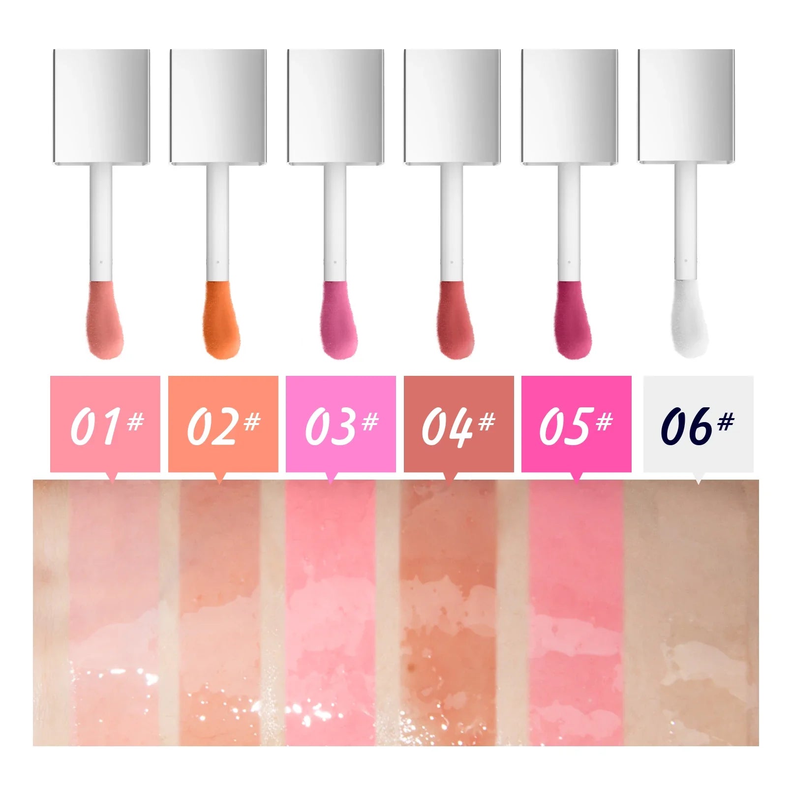 Crystal Jelly Moisturizing Lip Oil Plumping Lip Gloss Makeup Plump Lip Glow Oil Tinted Lip Plumper