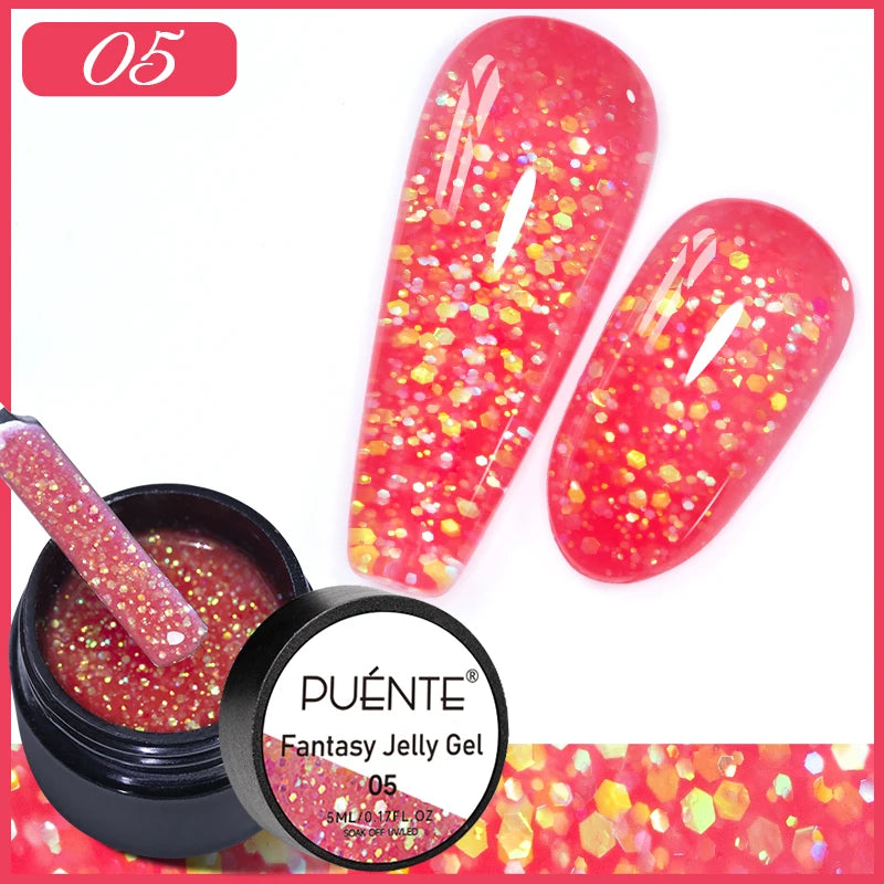 PUENTE 15ML Vitamin E Base Coat Gel Nail Polish For Soft Thin Breaking Nails Strengthen Soak Off UV Gel Varnish For Nail Care