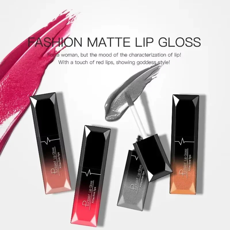 Long Lasting Velvet Matte Liquid Lipstick Waterproof 17 Colors Non Stick Cup Kissproof Lip Tint Gift for Women