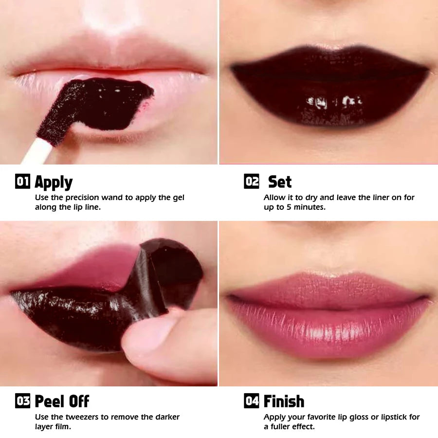 7 Colors Long Lasting Lip Inks Korean Matte Lip Tint Peel Off for Lips Stick Pink Red Makrup for Women Cosmetic Gifts Lip Stain