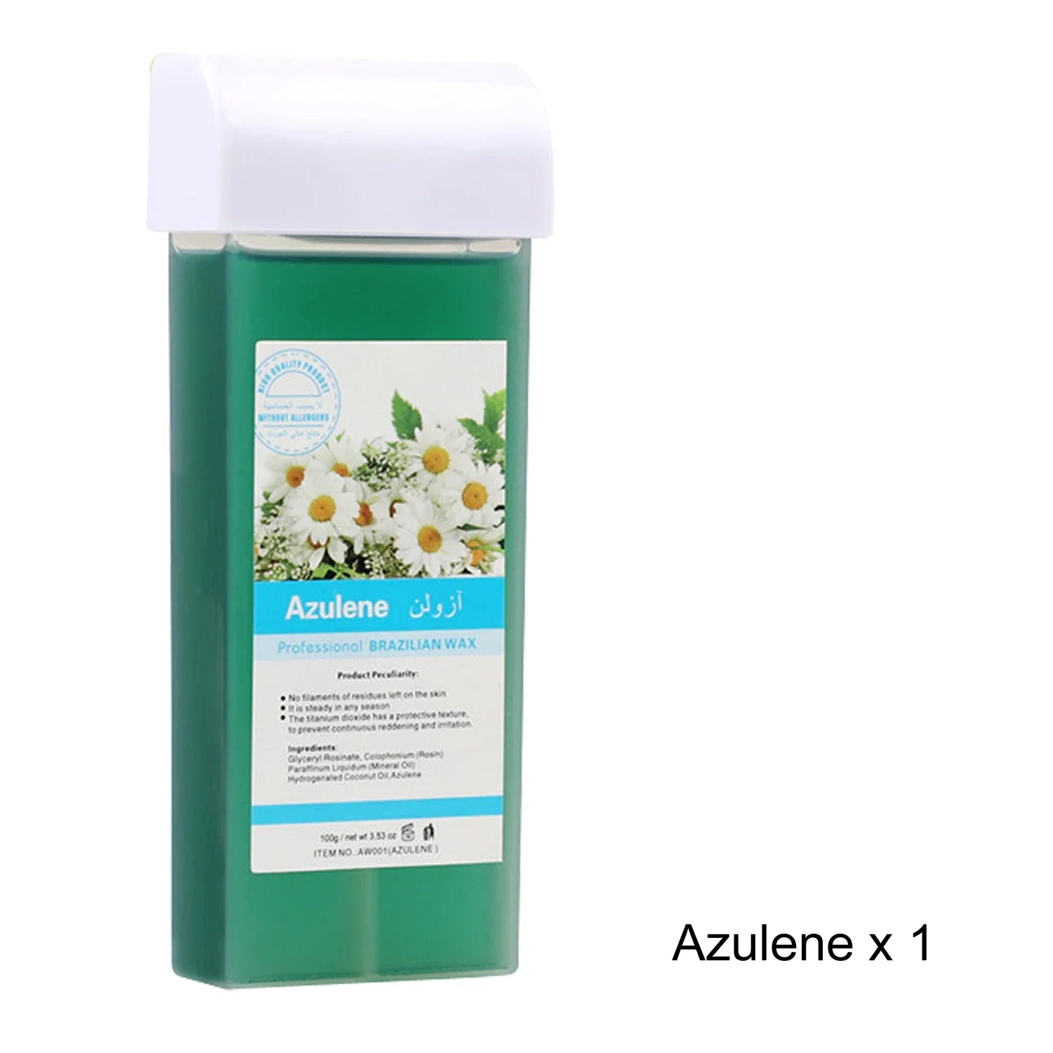 Roll on Wax Refill Painless Wax Roll On For Hair Removal Depilatory Wax Warmer Cartridge For Aloe Wax Bikini Body Hair Removal