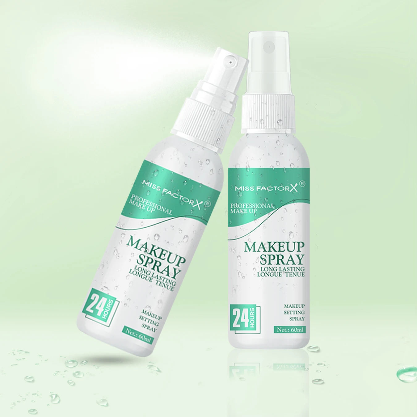 Waterproof Makeup Spray Face Set Lasting Award winning Makeup Spray Anti-smudge and Makeup Off Natural finish