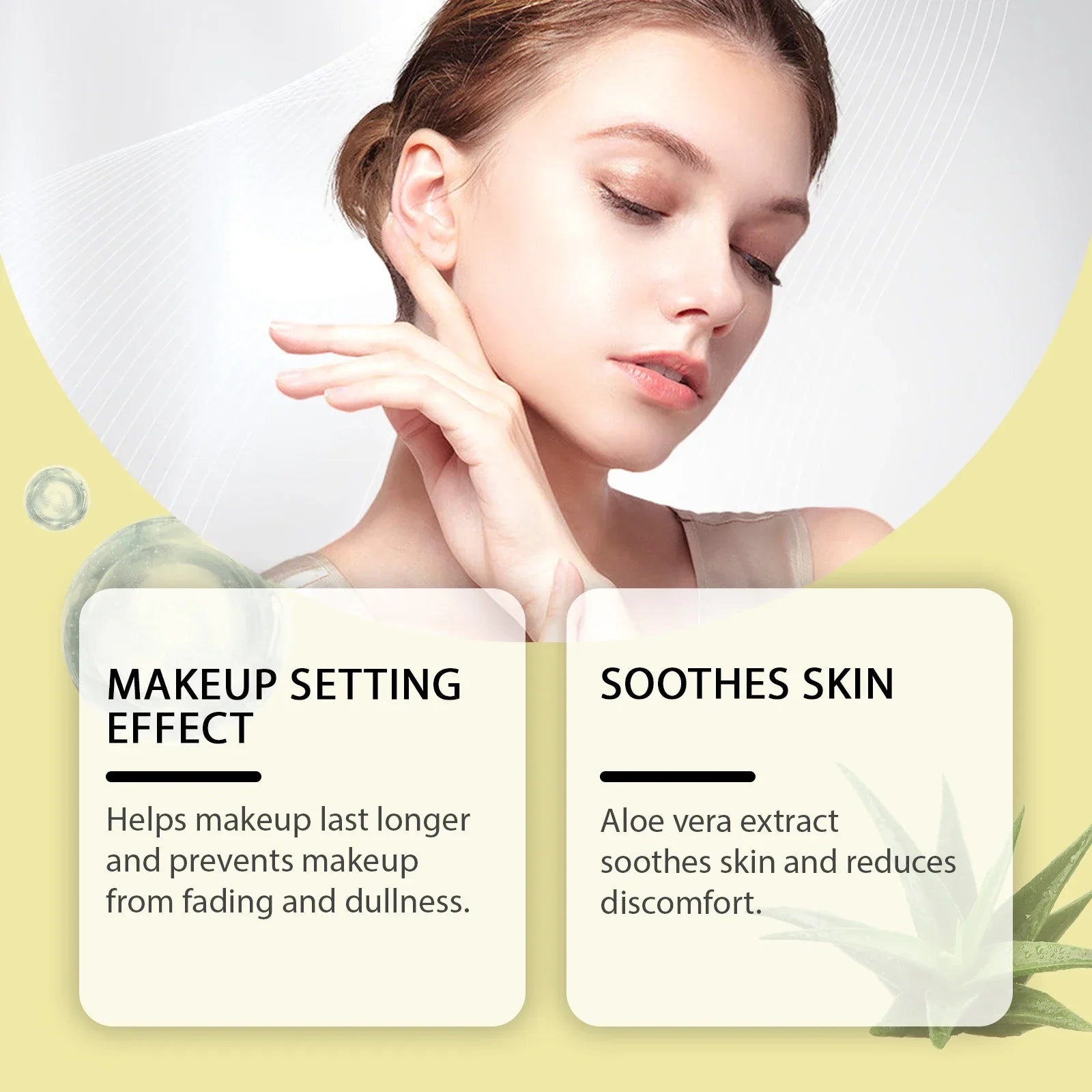 Moisturizing Setting Spray Face Make up Waterproof Lasting Matte Natural Refreshing Oil Control Foundation Makeup Fixer Spray