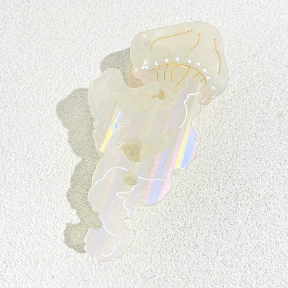 Creative Funny Acetate Tortoise Sturgeon Fish Shark Hairpin Oversize Marine Animal Barrettes Thick Hair Clip Claw Accessories