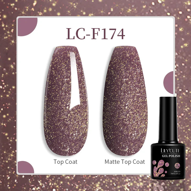 LILYCUTE 7ML Eggshell Gel Nail Polish White Black Material Semi Permanent Autumn Varnish With Any Color Gel Soak Off UV Manicure