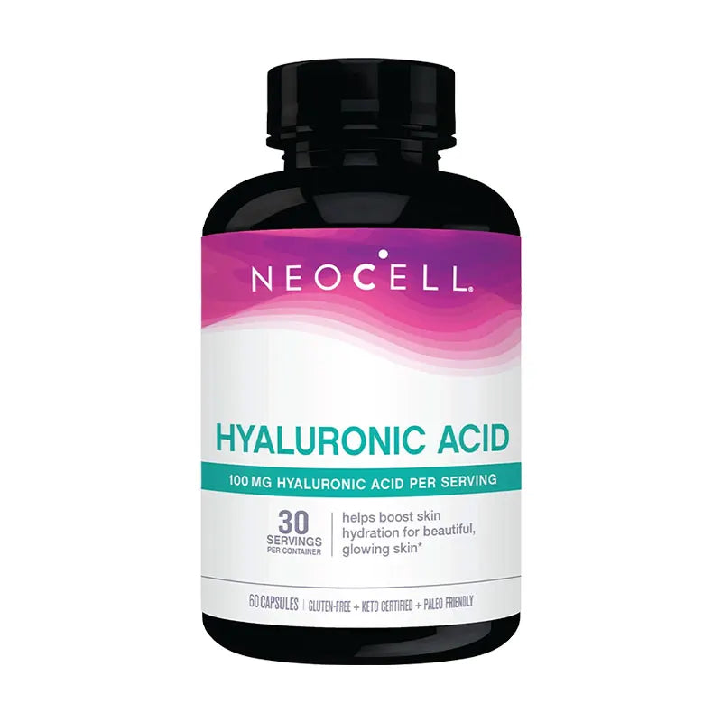 Hyaluronic Acid Supplement, Beauty Serum, Promotes Beautiful Skin, Healthy Hair and Nails, Gluten Free