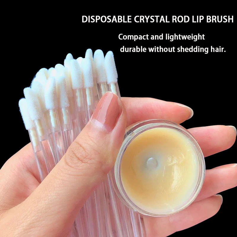 100/300PCS Disposable Lip Brush Makeup Brushes Lipstick Applicator Wands Wholesale Eyelashes Extension Tool Beauty Accessories