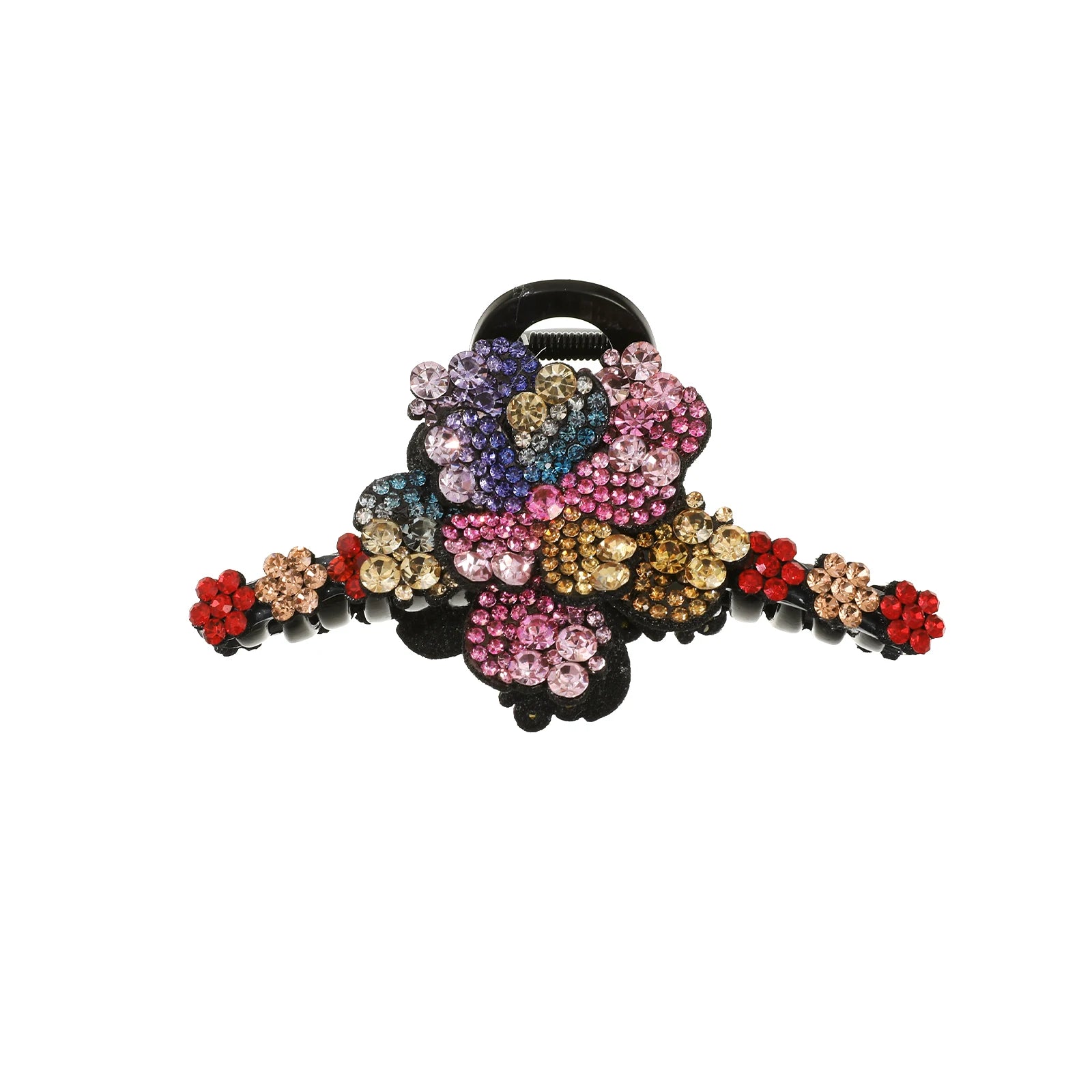 AWAYTR New Flower Hair Claws Clips Hairpins For Girls Women Fashion Rhinestone Hairgrip Barrettes Hair Crab Hair Accessories