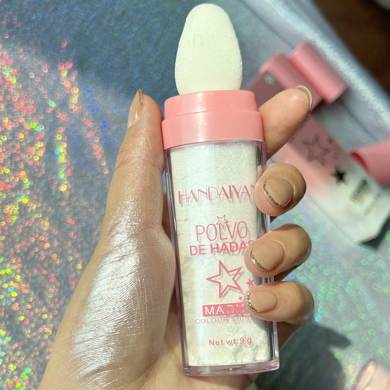 Fairy Highlight Pat Powder Full Body Highlight Brightening Natural Three-dimensional Contouring Blush