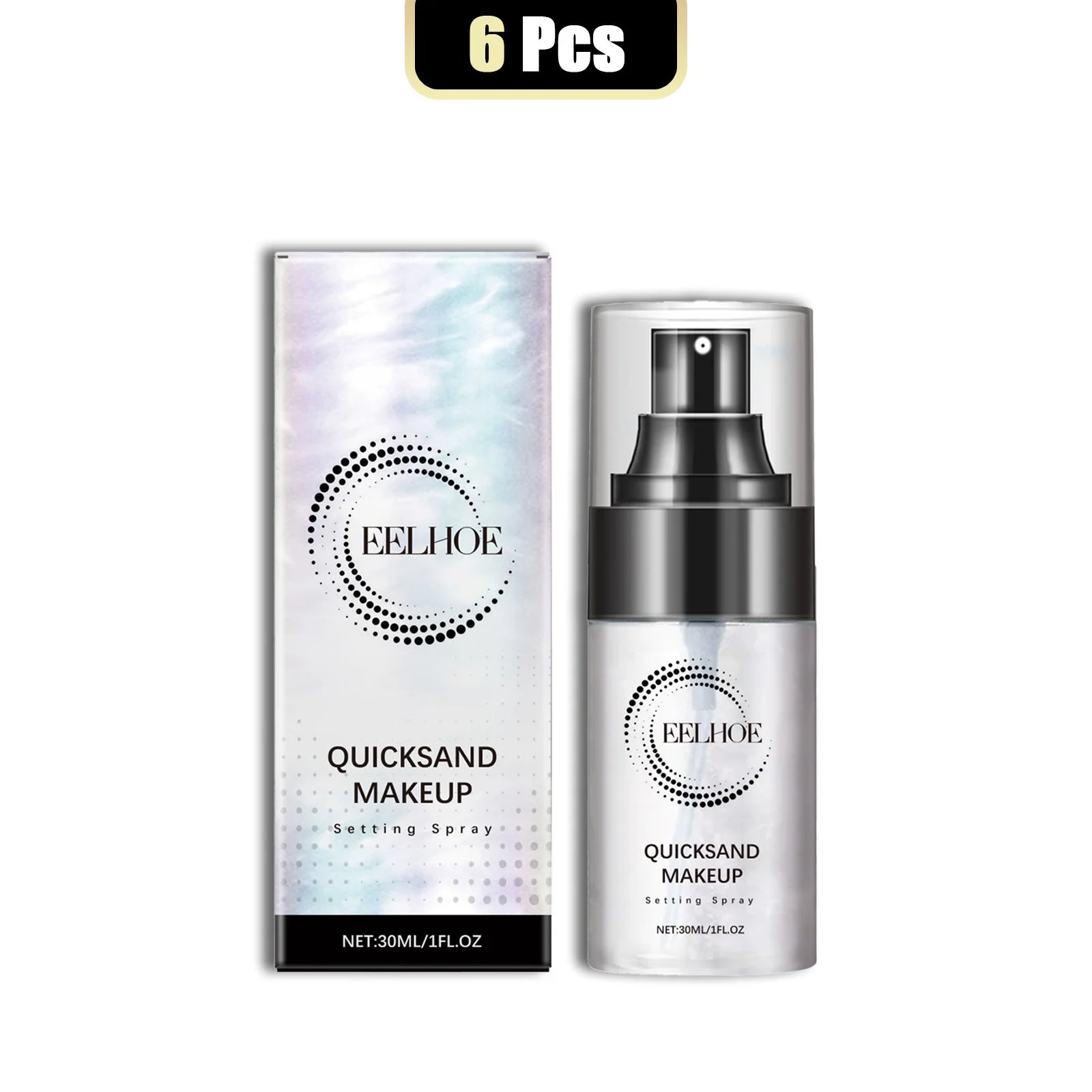 EELHOE 30ml Makeup Setting Spray Lasting Moisturizing Anti-dryness Quick Fixer Natural Finish Refresh Make up Lock for All Skin