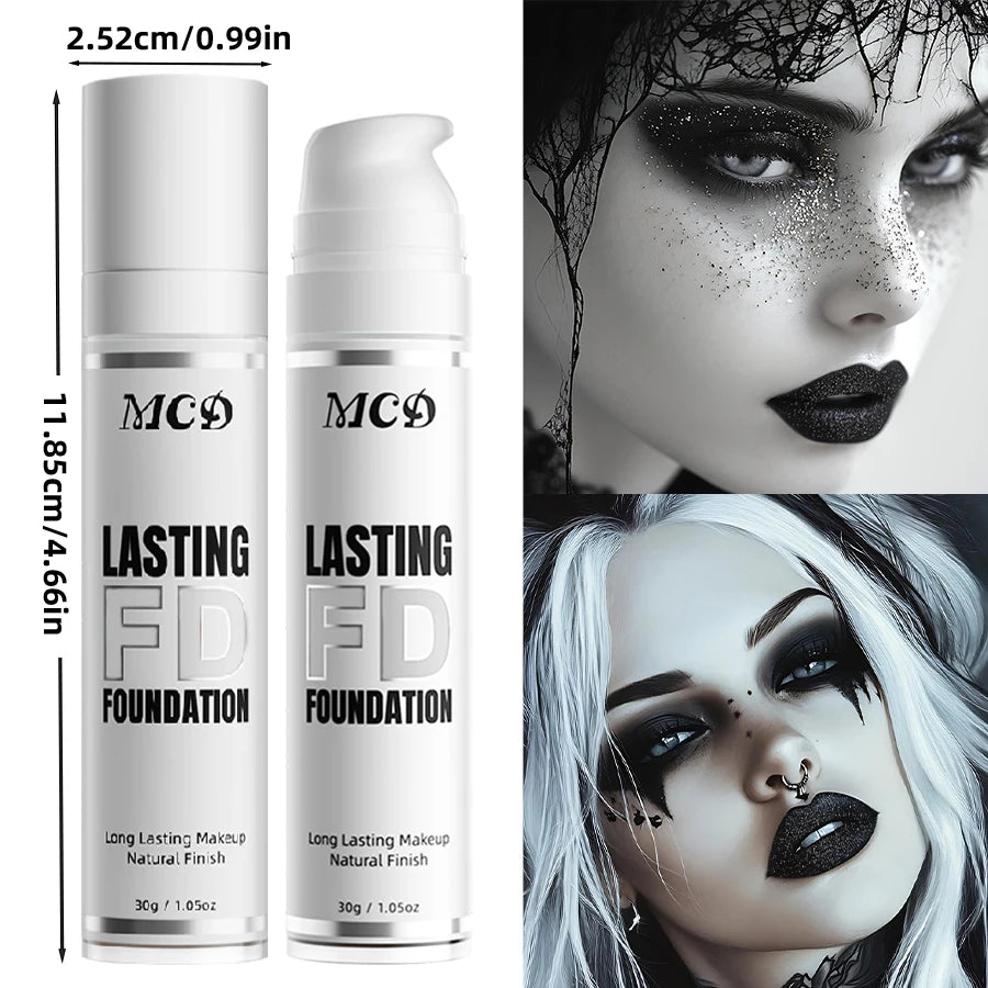 1PC Pure White Liquid Foundation for COS stage Makeup Long-lasting concealer Mixable Pure White Base Foundation Makeup Gifts