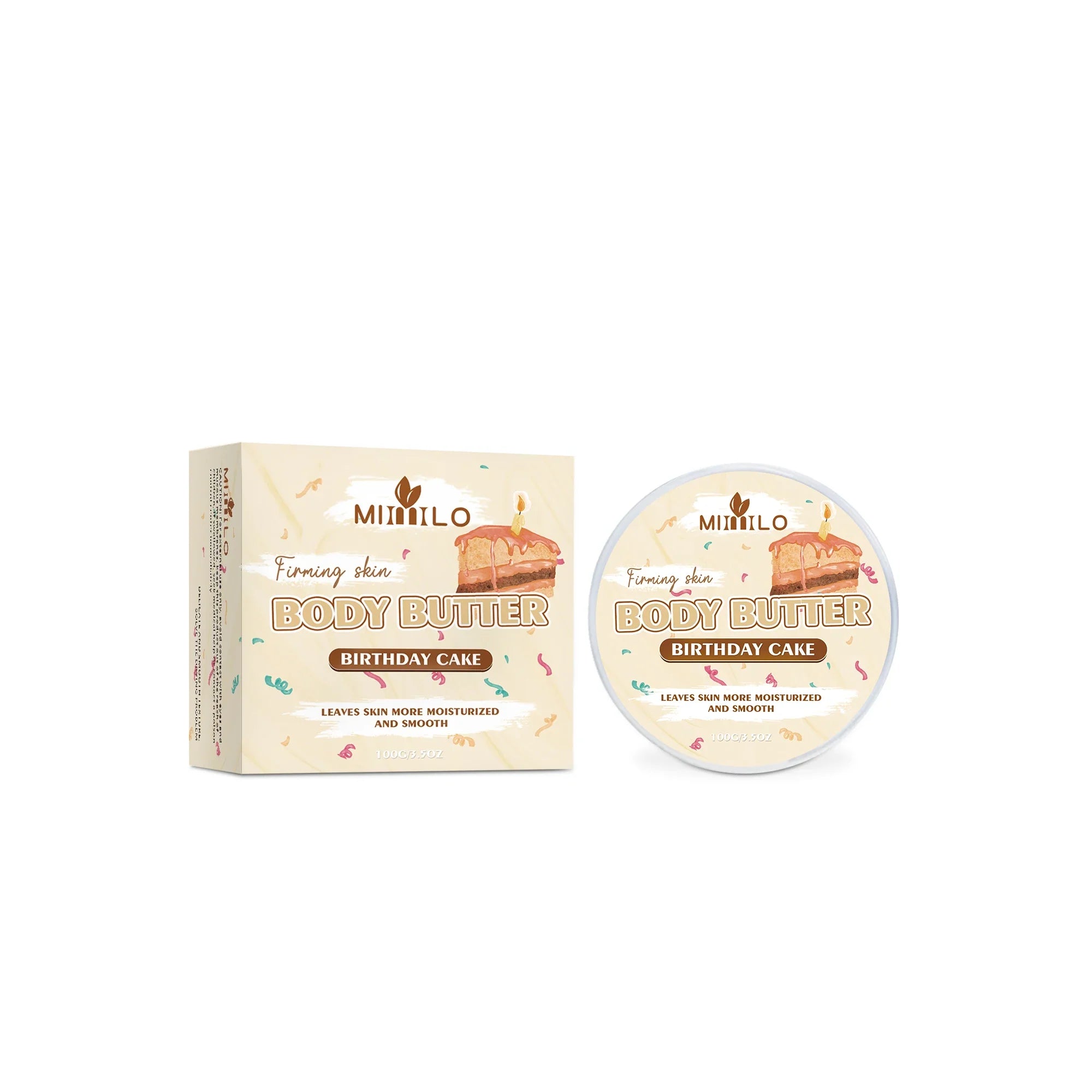 100g Moisturizing Body Glaze Cream 6 Sweet Flavors Body Butter Hydration Soft Smooth Skin Non Sticky Non Tightening