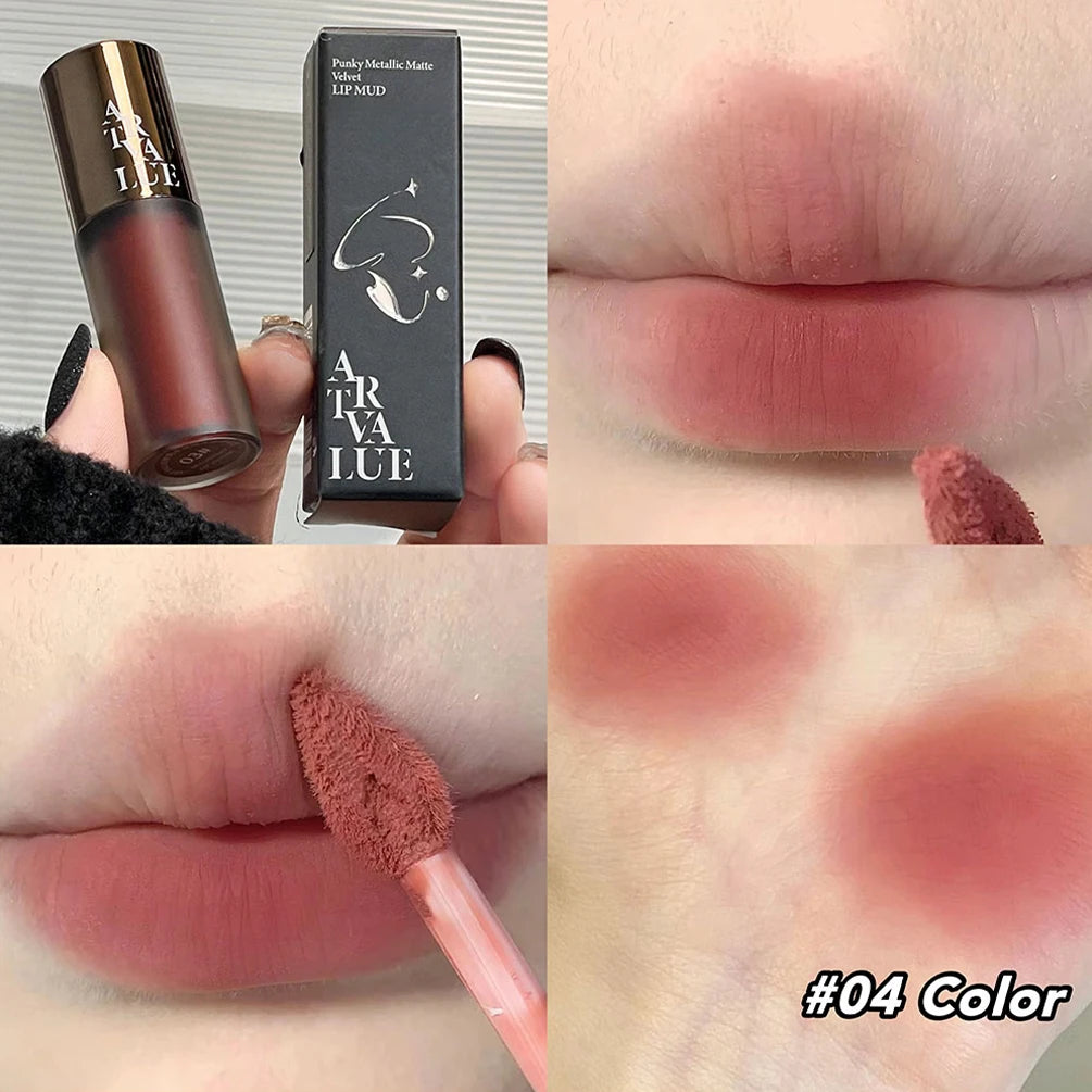 Matte Velvet Liquid Lipstick Lasting Lipgloss Tint Waterproof Sexy Red Orange Lips Makeup For Women Lip Glaze Korean Cosmetics