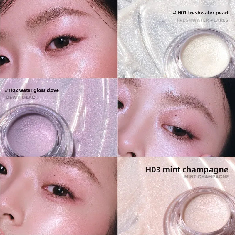Judydoll Waterlight Highlighter Stick, Liquid Glow Face Highlighter for Cheekbones & Body, Creamy Balm for Dewy Glass Skin,