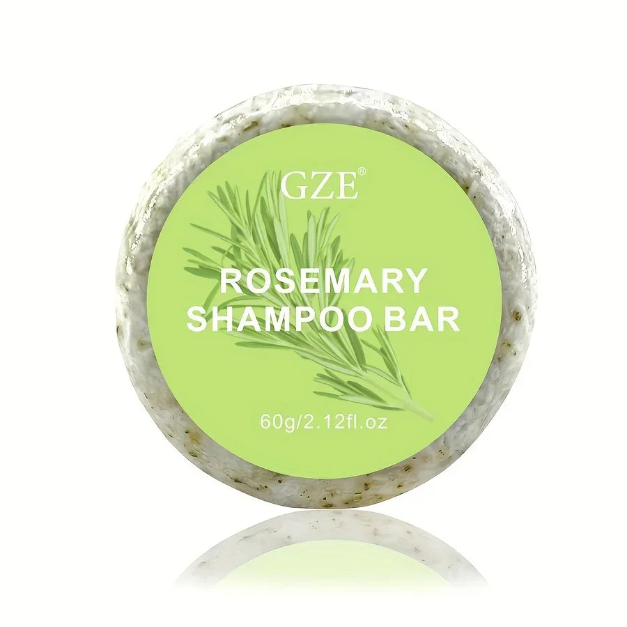 GZE Rosemary Hair Strengthens Shampoo Bar: Cleanses and Helps Strengthen Weak and Brittle Hair