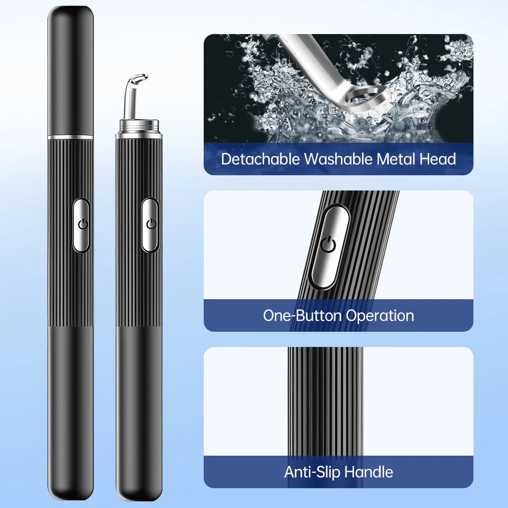 Visual Blackhead Remover 1296P HD Camera 50X Magnification Face Pimple Acne Pore Deep Clean Care Set Smart Blackhead Removal