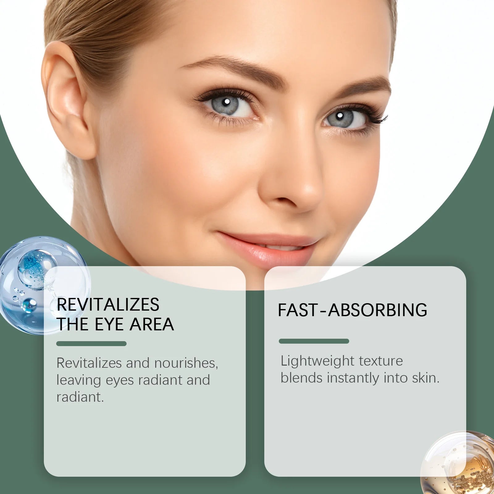 Peptide Eye Cream with Acetyl Hexapeptide 8 and Lactobacillus Moisturizing Anti Wrinkle Eye Serum for Dark Circles Puffiness 50g