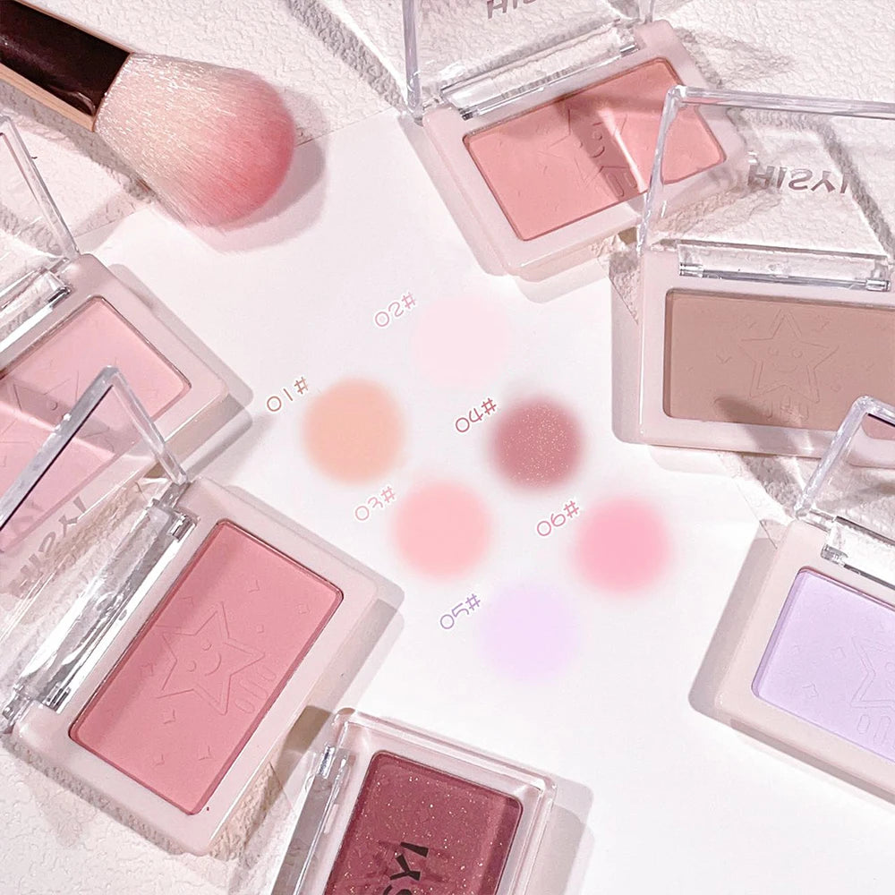 Single Color Blush Single Color Honey Powder Powder Natural Whitening Highlight Brightening Rouge 6 Colors Available