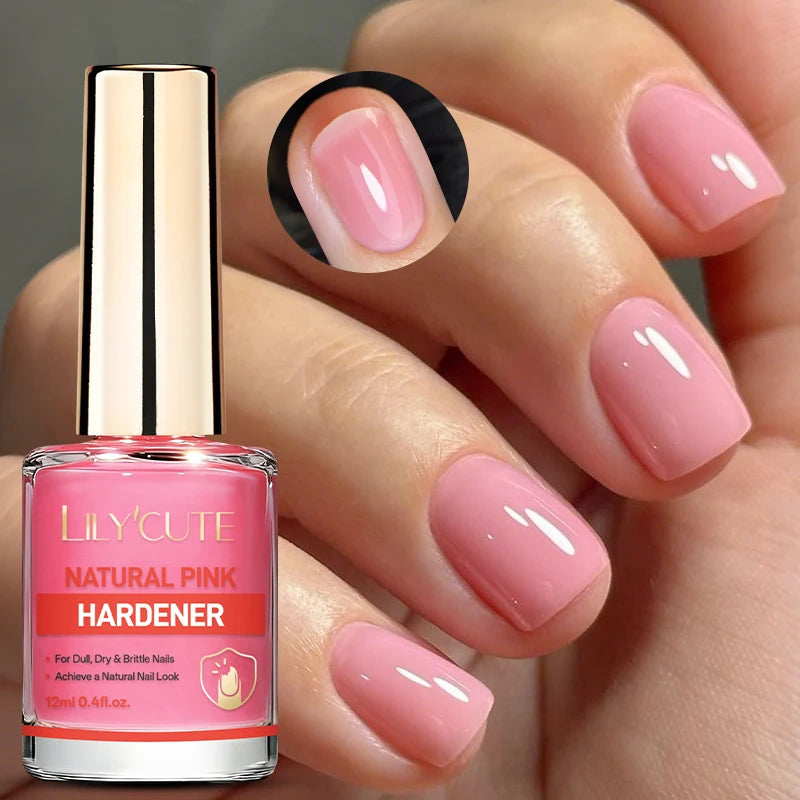 LILYCUTE 12ml Nail Care Polish Base Top 3 in 1 Strengthener Hardener Keratin Nail Art Varnish No Need Lamp Air Dry Dry Care Brig
