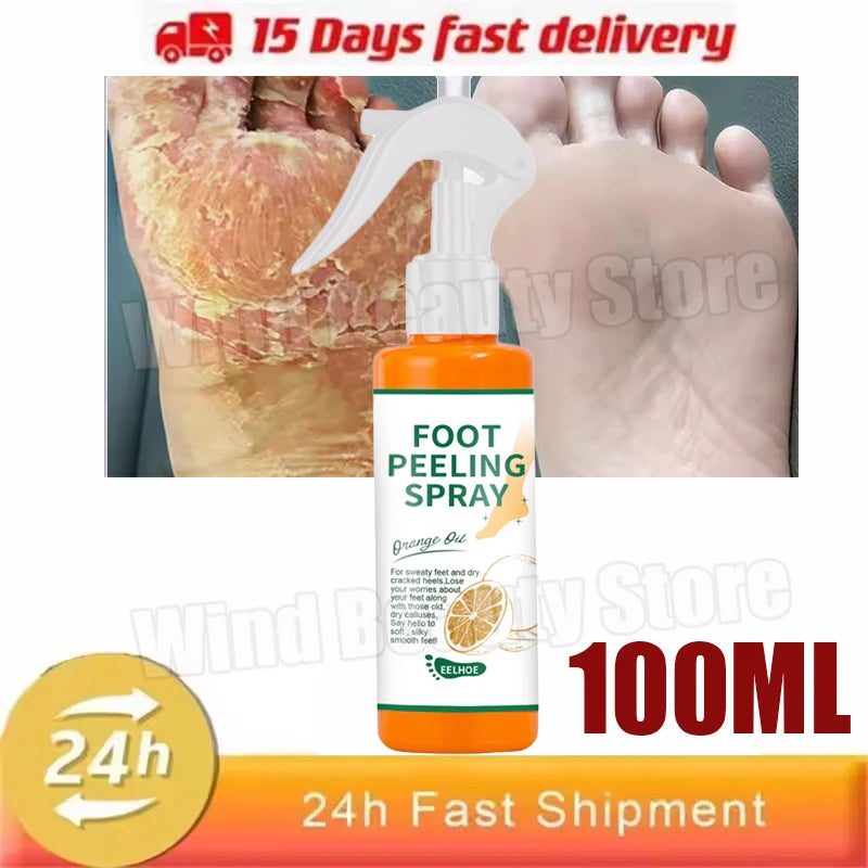 Herbal Anti Crack Foot Cream Spray Heel Cracking Repair Products Exfoliation Dead Skin Removal Softening Moisturize Smooth Care