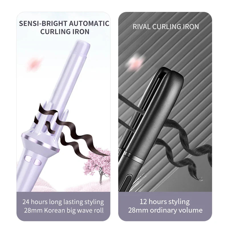 Automatic Hair Curler 28mm/32mm Large Wave Curling Iron Anion Fast Heating Professional Styling Curlers Curling Wand Hair Waver