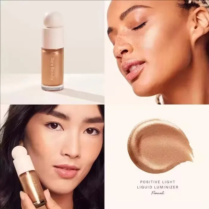 Rare Beauty Makeup 3D Face Contour Bronzer Stick Liquid Blush Highlighter Contour High Glossy Finish Luminizer Natural Cosmetics