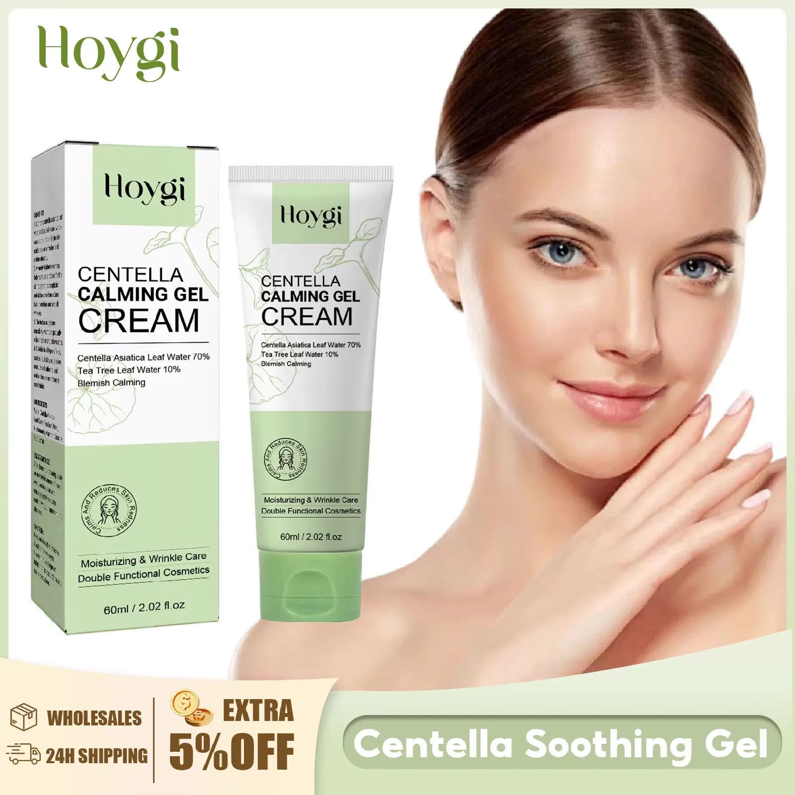 Centella Asiatica Face Cream Anti Redness Sun After Repair Blemish Acne Mark Oil Control Shrink Pore Nourishing Moisturizing Gel