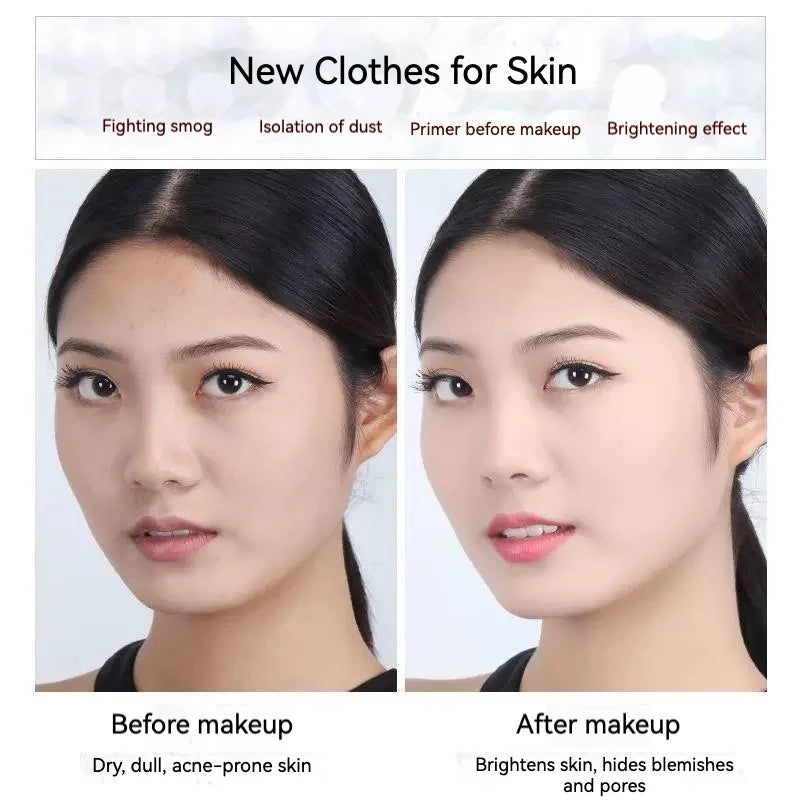 ZEESEA 3in1 Primer Concealer BB Cream Makeup Base Natural Liquid Foundation Longlasting Invisible Pores Whitening Grooming