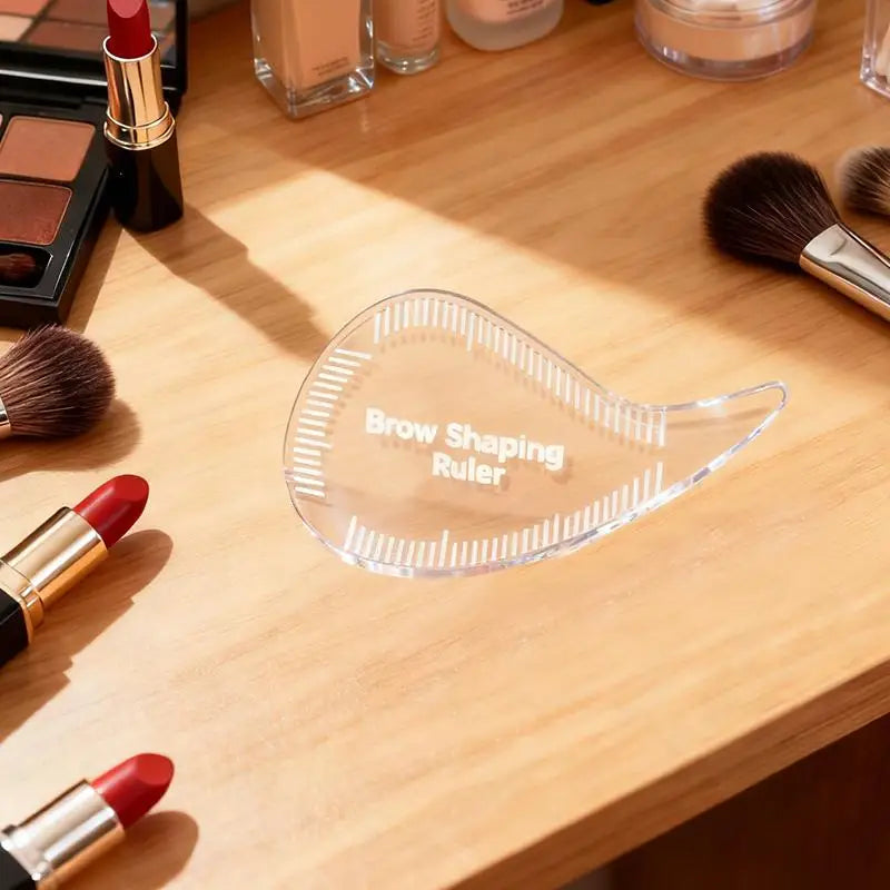 New Tear Drop Arch Brow Mapping Tool 1 Minute Brow Shaping Ruler Template Stencils Fast Drawing PMU Eyebrow Hair Stroke Eyeliner