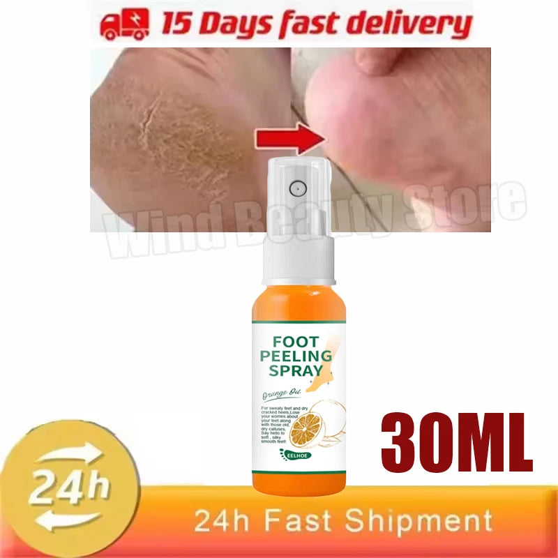 Herbal Anti Crack Foot Cream Spray Heel Cracking Repair Products Exfoliation Dead Skin Removal Softening Moisturize Smooth Care
