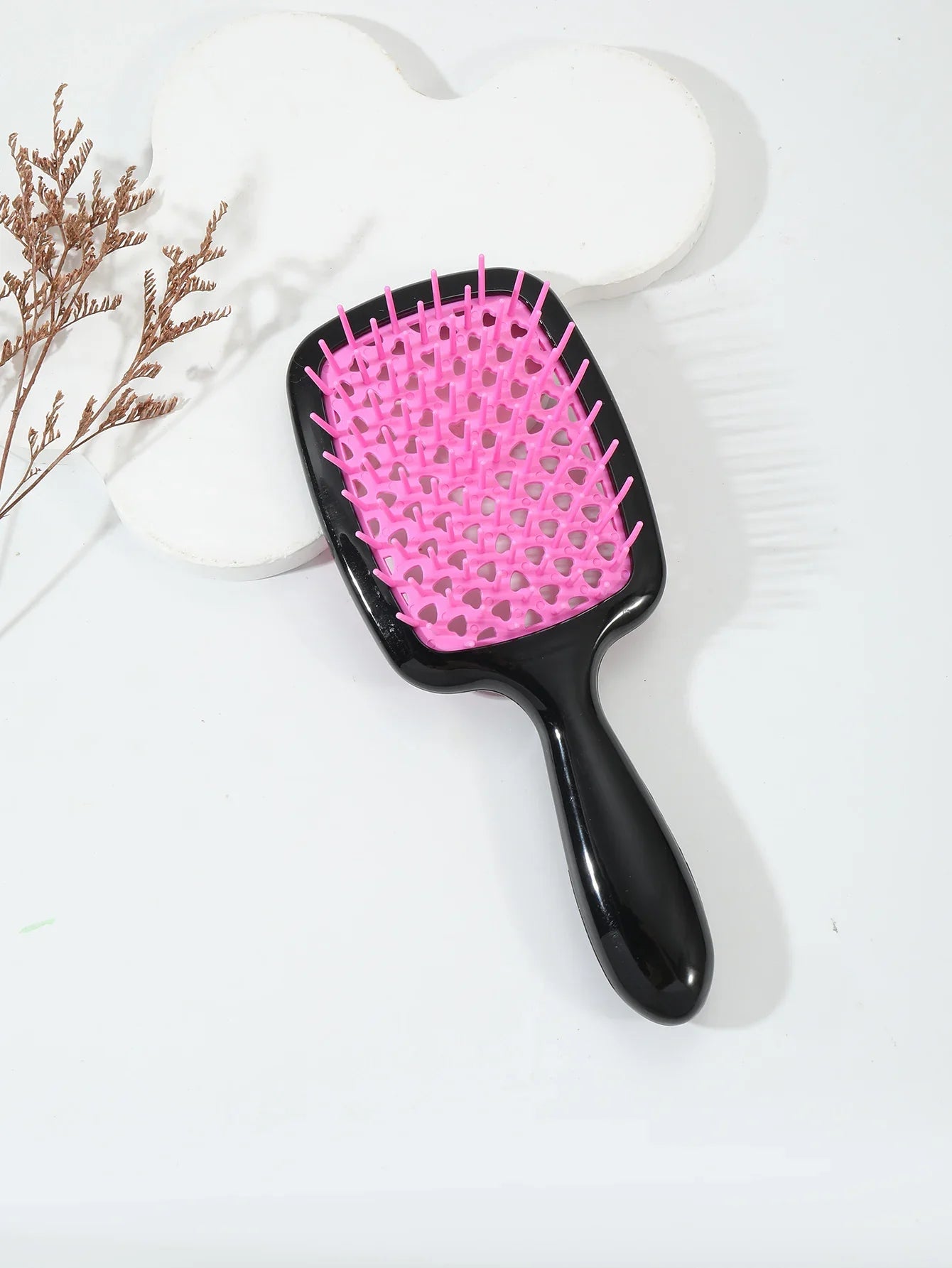 1 piece anti-static tangled hair comb hair massage brush hollow out curly hair brush hair salonhair salon tools