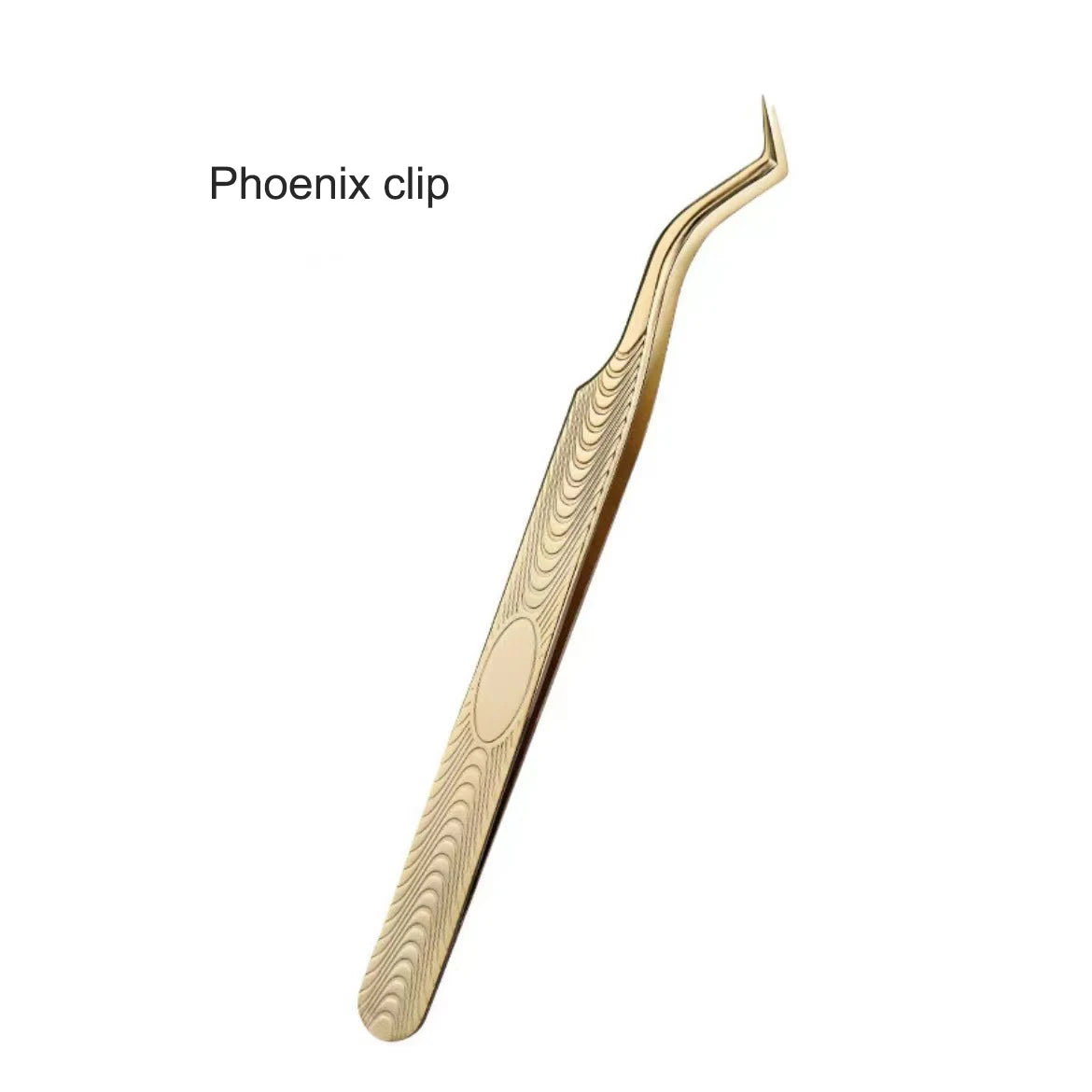 Eyelash Tweezers Professional Golden Stainless Steel High Precision Tweezer for Volume Fans Lashes Extensions Makeup Tools
