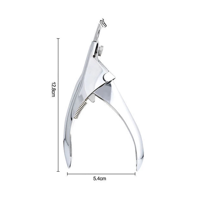 3 Colors U Word Cutting Nail Art Clippers French False Nail Tips Edge Cutters Stainless Steel Trimmers DIY Manicure Tool