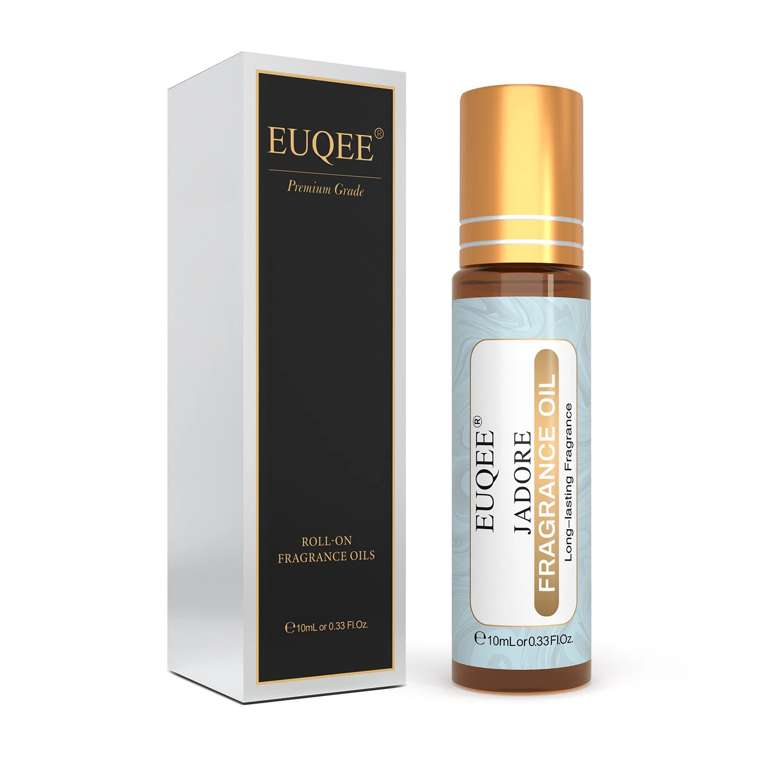 EUQEE 10ml Fragrance Oil Roll-On Long Lasting Scent La Vie Est Belle CHANCE Jadore Cotton Strawberry Mango for Men and Women